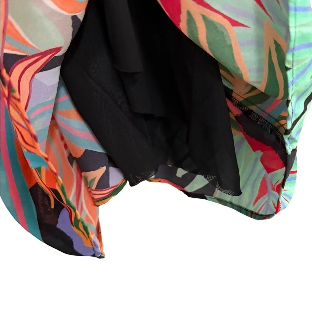SHOW ME YOUR MUMU Go Out Cut Out Mini Dress Tropical Paradise Size Medium - Picture 12 of 16